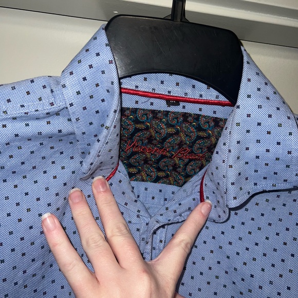 Visconti Men’s Casual Button Down - Picture 3 of 5